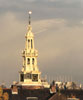 campanile tramonto