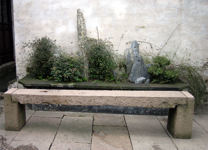 typical chinese garden