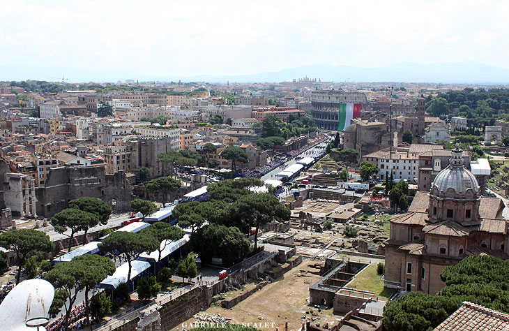 Via dei Fori Imperiali view