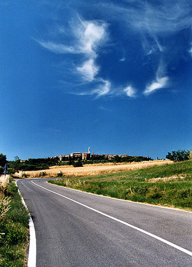strada alle porte di Pienza